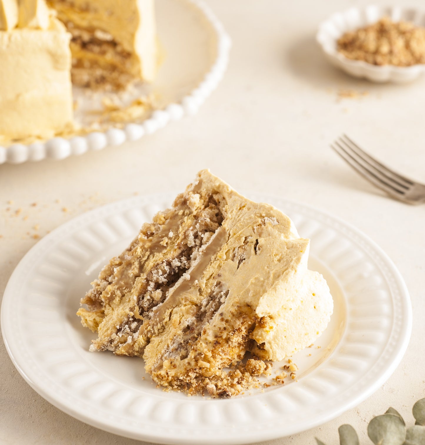 Torta Merengue Nuez Lucuma Manjar