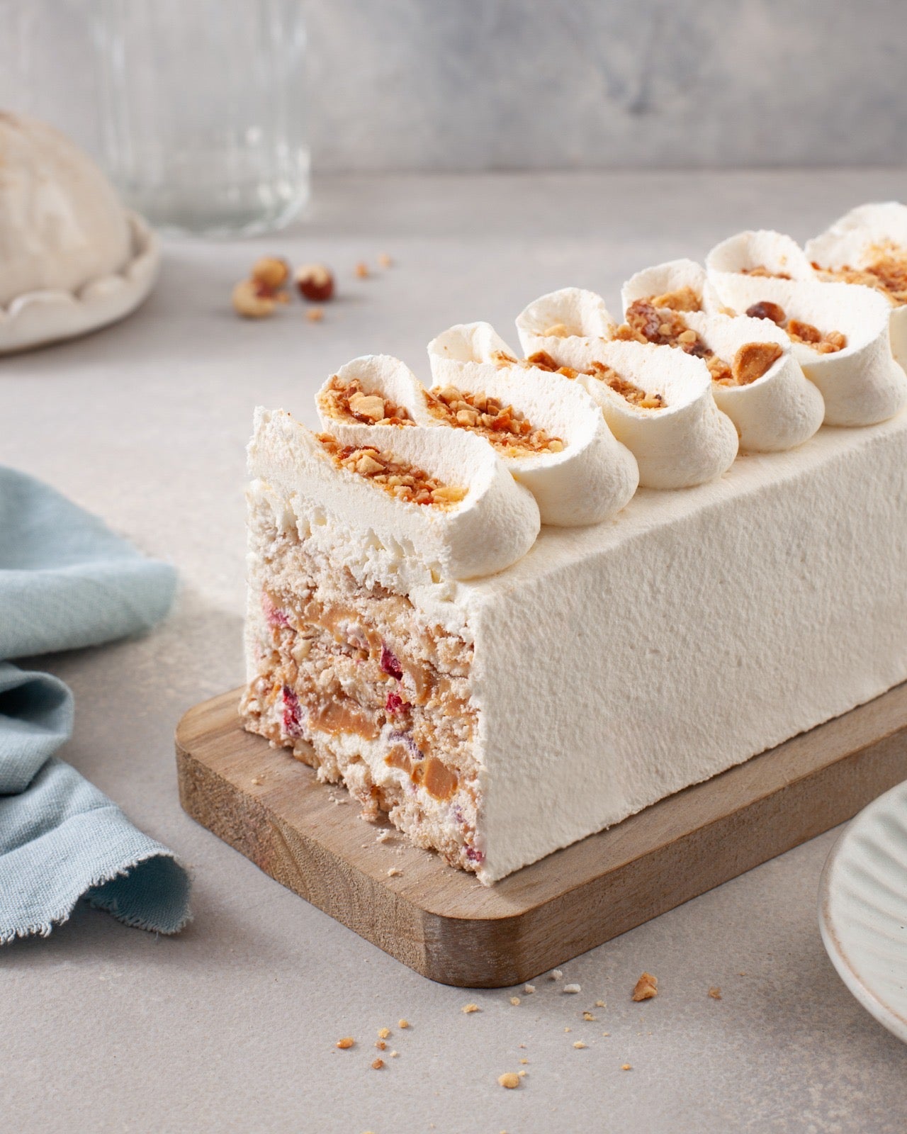 Barrita Merengue Almendra Frambuesa